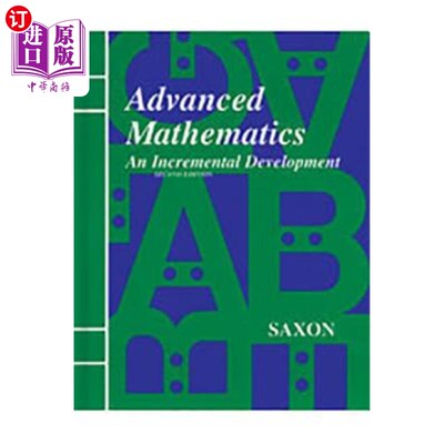海外直订Saxon Advanced Math Answer Key & Tests Second Edition 萨克森高级数学答案与测试第二版