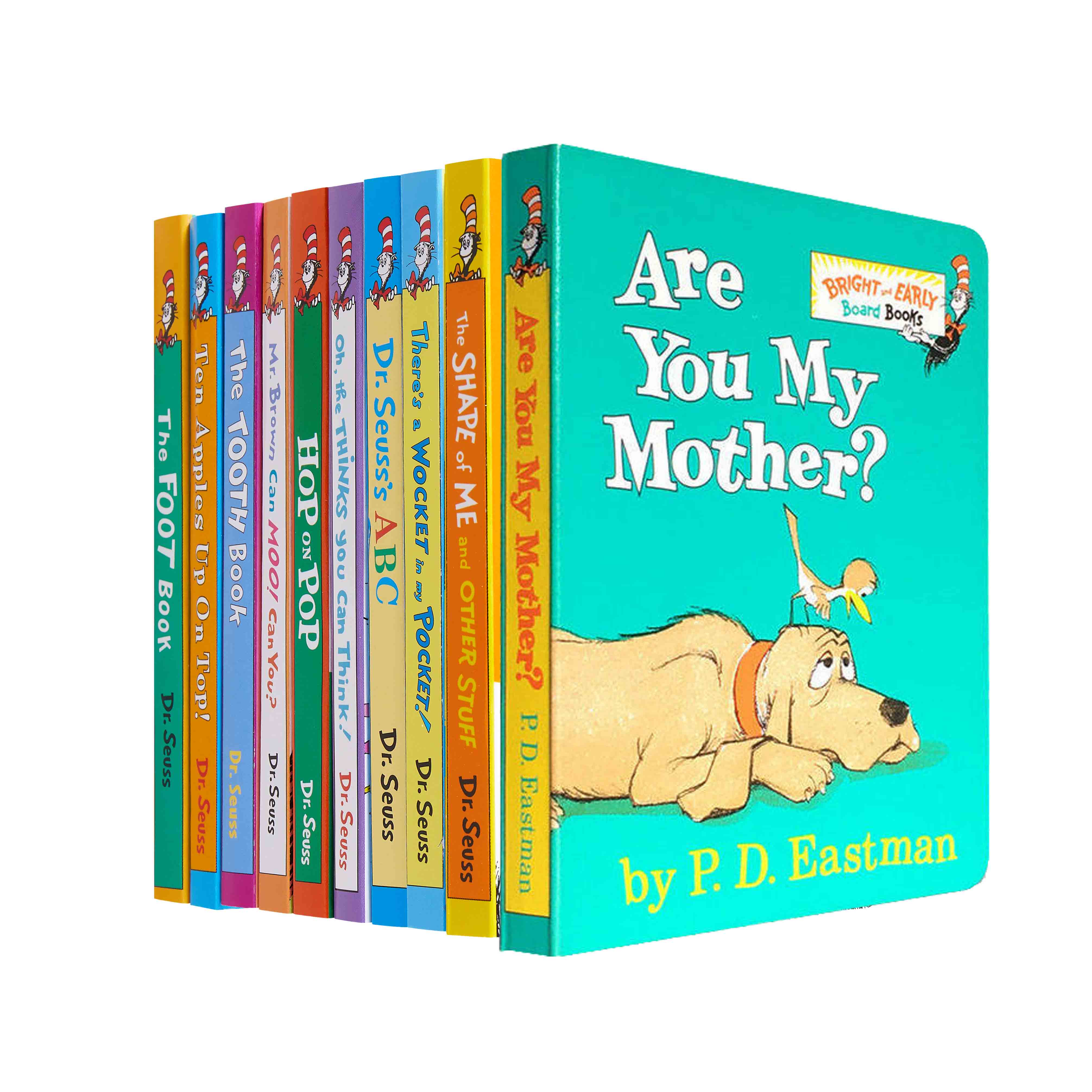 苏斯博士低龄纸板书10本 Dr.Seuss Bright Early 英文原版 纸板书 经典儿童绘本故事 十册 廖彩杏推荐 韵文书 英语启蒙 0~4岁