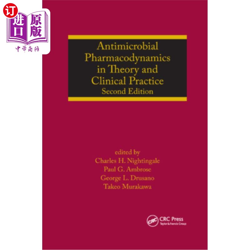 海外直订医药图书Antimicrobial Pharmacodynamics in Theory and Clinical Practice 抗菌药效学的理论和临床实践