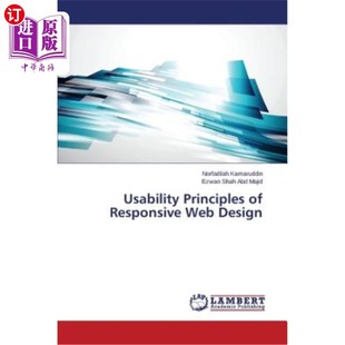 Principles 海外直订Usability 网页设计 Responsive Web 响应式 Design 可用性原则