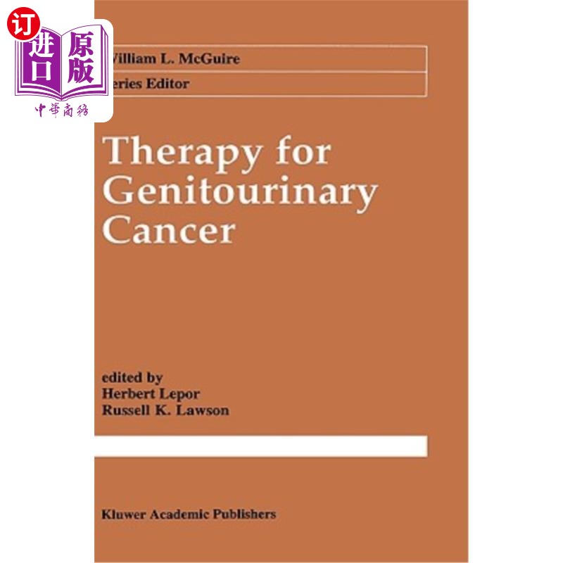 海外直订医药图书Therapy for Genitourinary Cancer 泌尿生殖器官癌的治疗