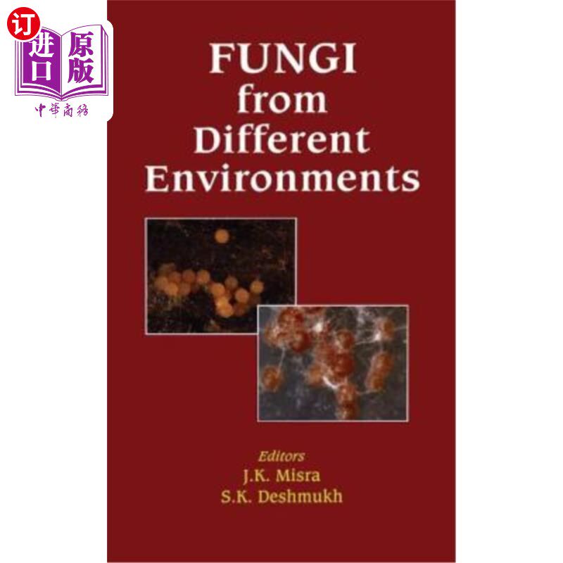 海外直订Fungi from Different Environments 来自不同环境的真菌