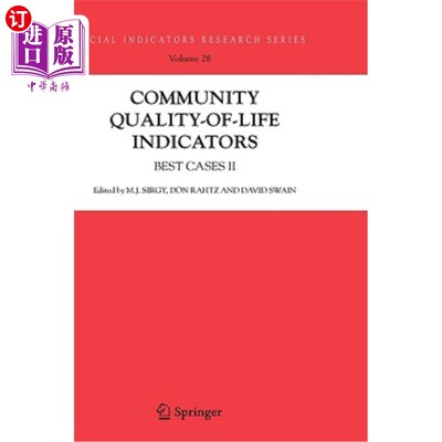 海外直订Community Quality-Of-Life Indicators: Best Cases II 社区生活质量指标:最佳案例2