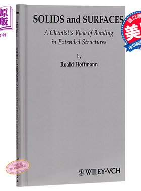 现货 Solids And Surfaces A Chemist S View Of Bonding 英文原版 固体和表面 John Wiley Roald Hoffmann【中商原版】