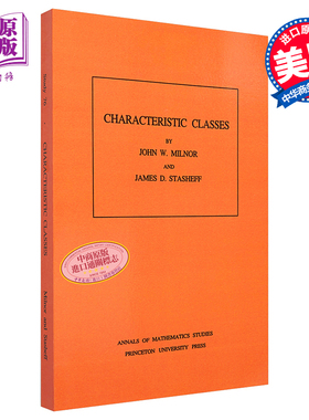 预售 示性类 Characteristic Classes 英文原版 约翰米尔诺 John Milnor James D Stasheff【中商原版】