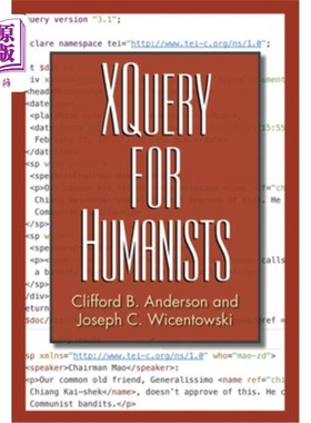 海外直订XQuery for Humanists XQuery的人文主义者