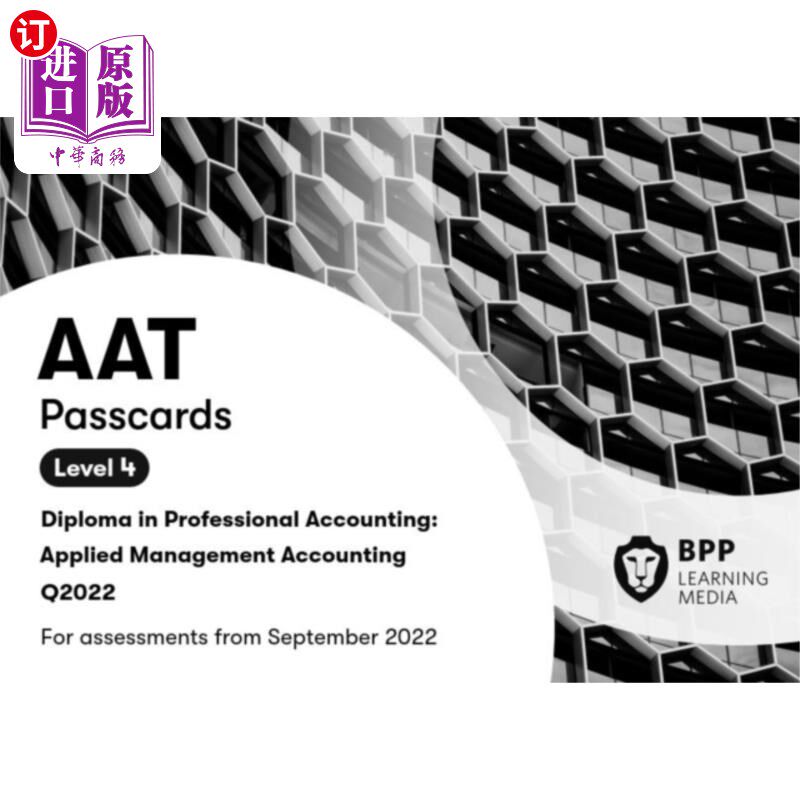 海外直订AAT Applied Management Accounting AAT应用管理会计