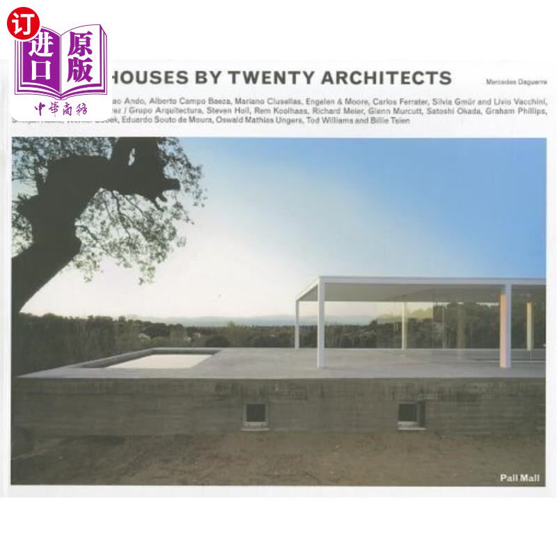 海外直订Twenty Houses by Twenty Architects 二十位建筑师建造了二十座房子