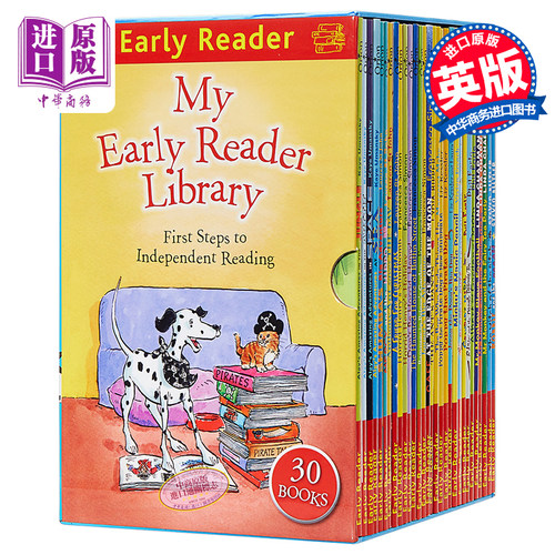 现货 HUK Early Reader Slipcase(30books) 哈榭少儿早期阅读桥梁书30本彩色套装 儿童故事文学套装 英文原版 7-12岁【中商原版】