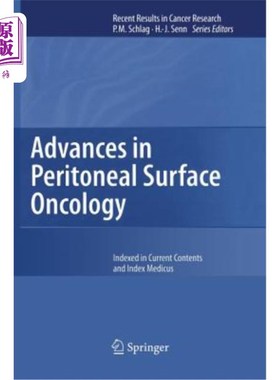 海外直订医药图书Advances in Peritoneal Surface Oncology 腹膜表面肿瘤研究进展