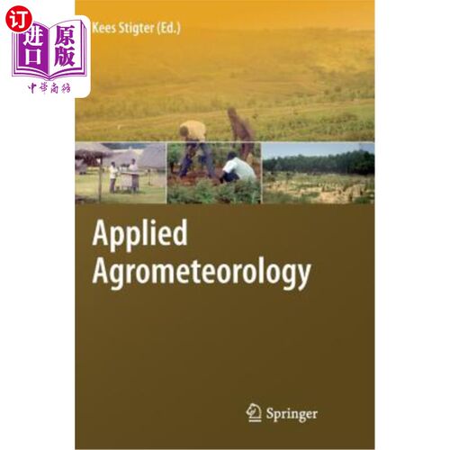 海外直订Applied Agrometeorology 应用农业气象学