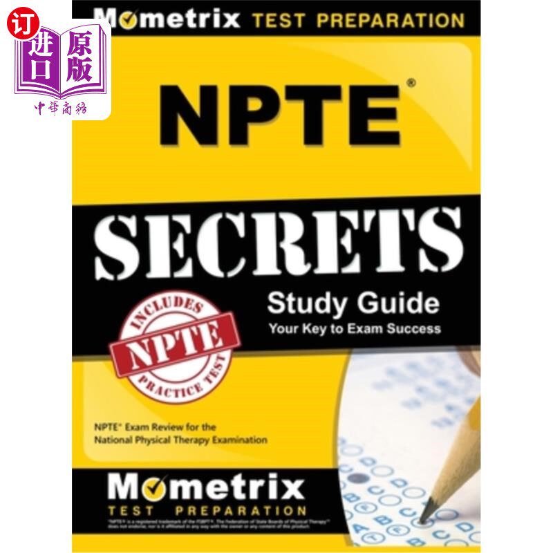 海外直订NPTE Secrets: NPTE Exam Review for the National Physical Therapy Examination NPTE秘密:NPTE考试全国理疗考试