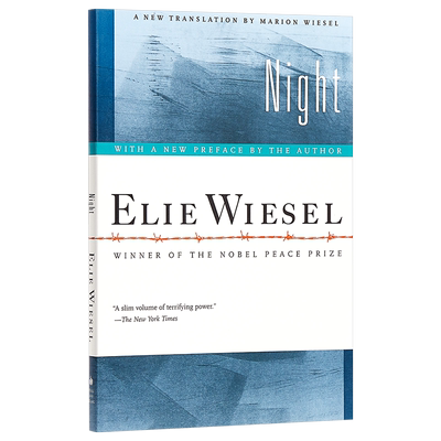 埃利 威塞尔 夜 黑夜 夜晚 elie wiesel night 英文原版 Night Oprah's Book Club Elie Wiesel【中商原版】