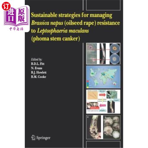 海外直订Sustainable Strategies for Managing Brassica Napus (Oilseed Rape) Resistance to  甘蓝型油菜抗Macu