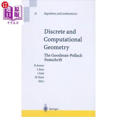 海外直订Discrete and Computational Geometry: The Goodman-Pollack Festschrift 离散计算几何