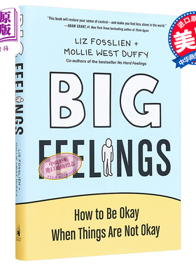 重大感知 当事情不顺利的时候如何做好 英文原版 Big Feelings How to Be Okay When Things Are Not Okay Fosslien【中商原?