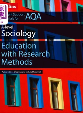 海外直订AQA AS and A Level Sociology Education with Rese... AQA AS和A - Level社会学教育与研究方法