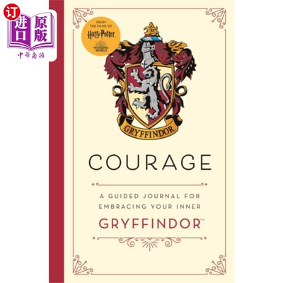 海外直订Harry Potter Gryffindor Guided Journal : Courage 哈利·波特格兰芬多指南日记:勇气