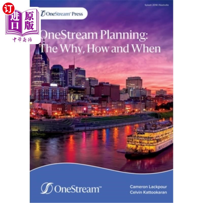海外直订OneStream Planning: The Why, How and When 流规划:为什么,如何和何时