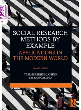海外直订Social Research Methods by Example 社会研究方法举例