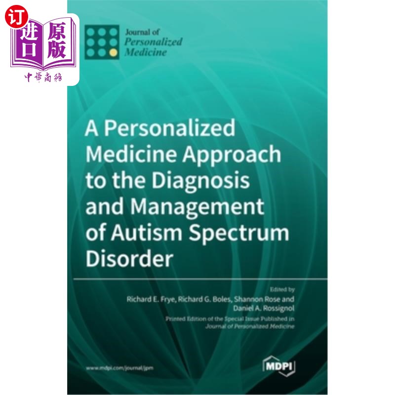 海外直订医药图书A Personalized Medicine Approach to the Diagnosis and Management of Autism Spect 自闭症谱系障碍的诊