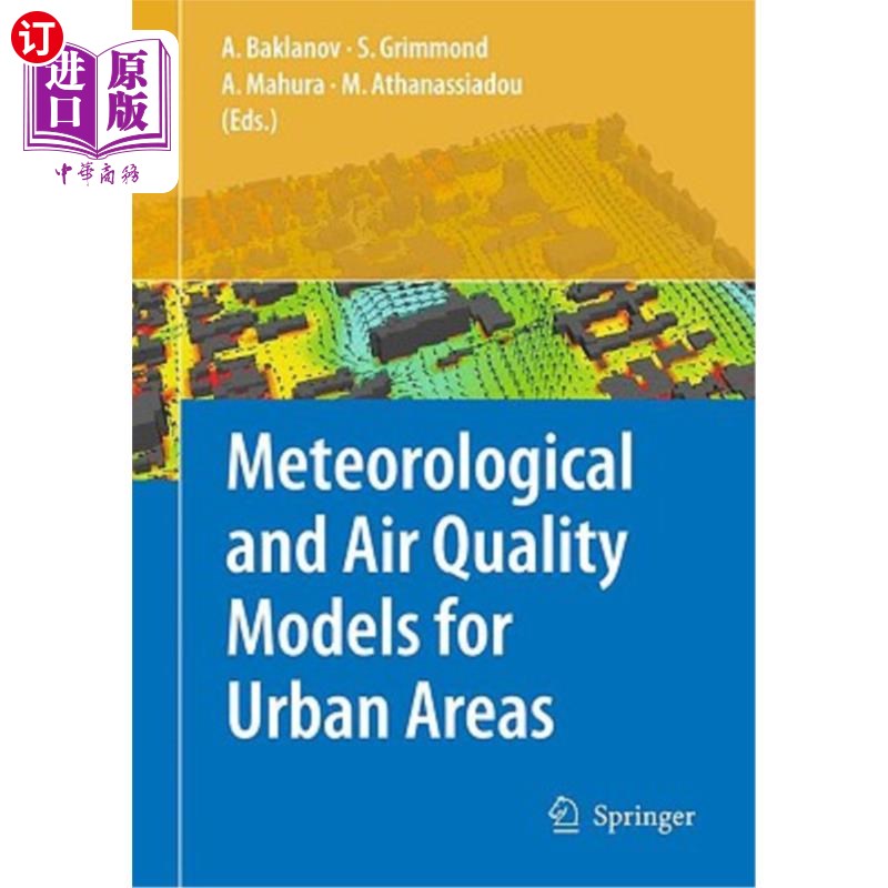 海外直订Meteorological and Air Quality Models for Urban Areas 城市地区的气象和空气质量模型