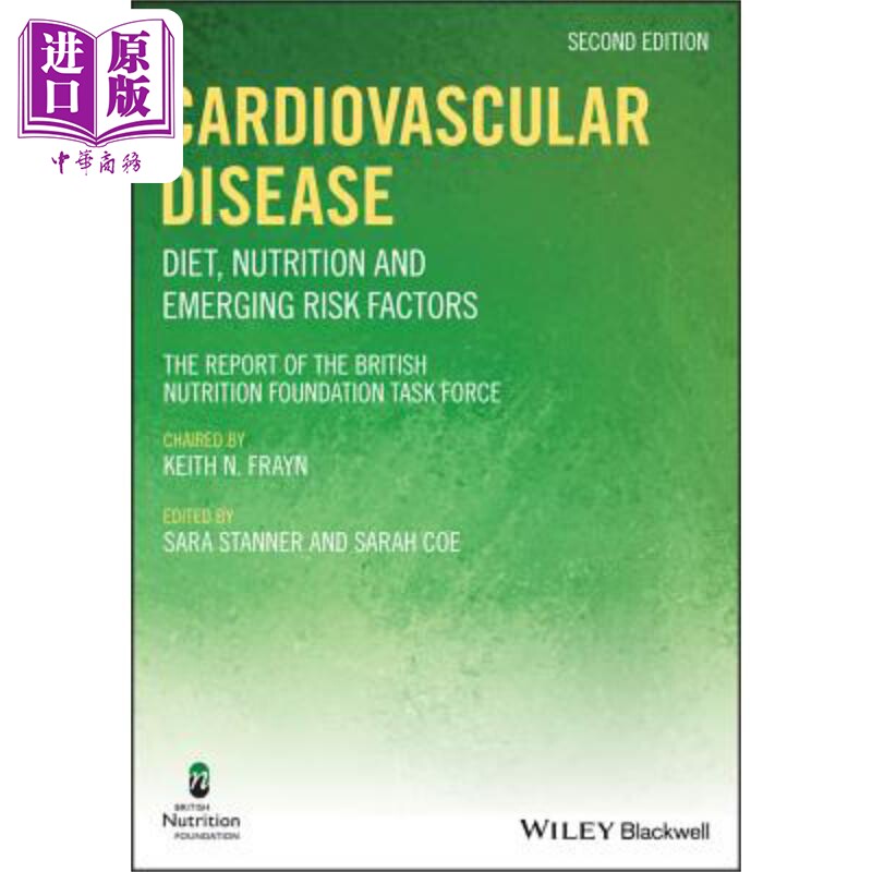 现货 心血管疾病 饮食、营养与新出现的风险因素 第2版 Cardiovascular Disease Diet Nutrition and Emerging Ri