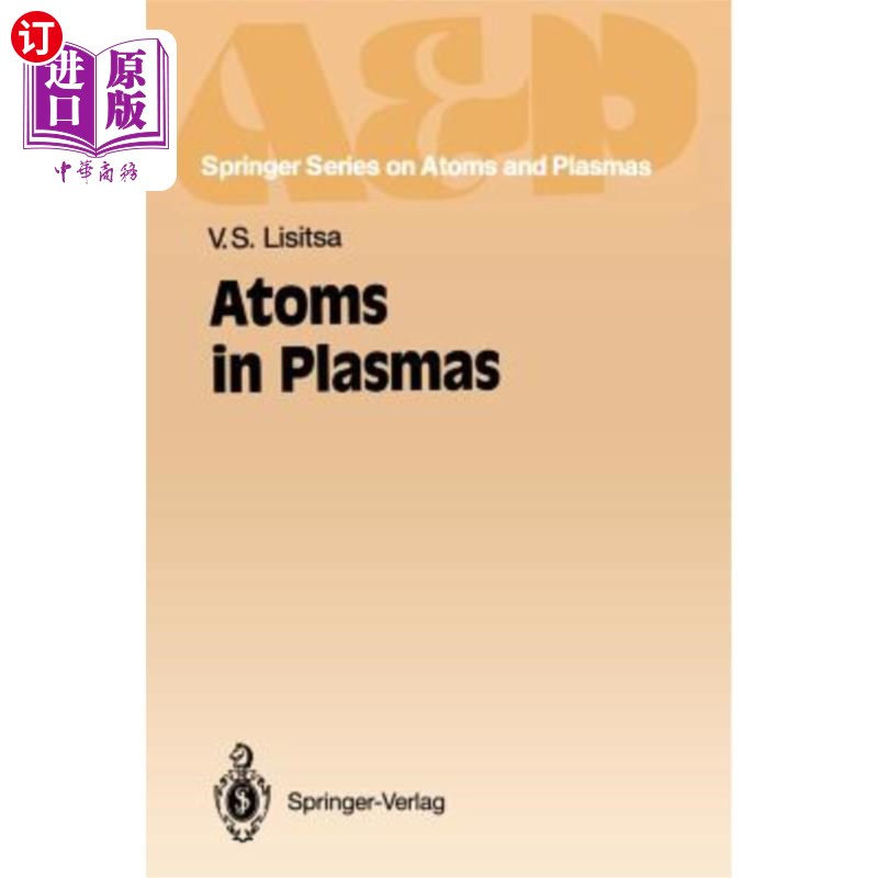 海外直订Atoms in Plasmas 等离子体中的原子