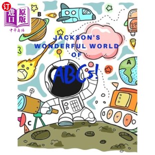 Coloring abc填色书 Wonderful abc奇妙世界 杰克逊 Book ABCs World 海外直订Jackson