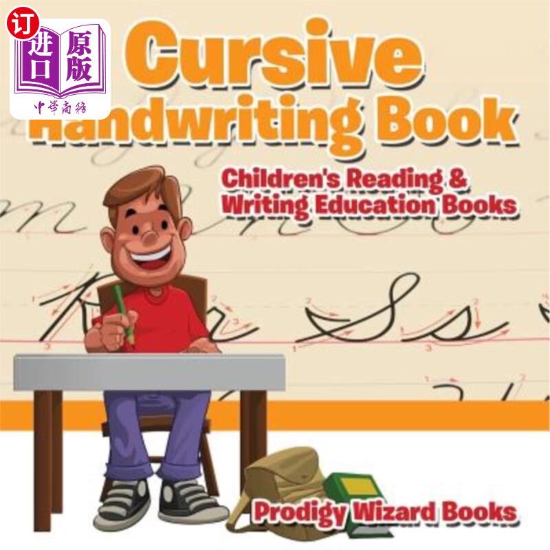 海外直订Cursive Handwriting Book: Children's Reading & Writing Education Books 草书手写体:儿童读写教育用书