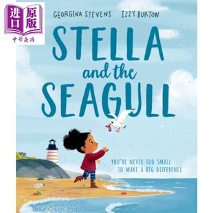 斯特拉和海鸥 中商原版 儿童绘本 Izzy Burton 故事图画书 And Stella 进口图书 现货 The 英文原版 Seagull
