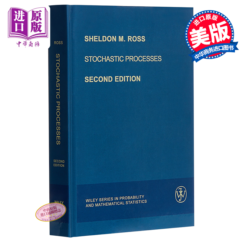 随机过程 第2版 英文原版 Stochastic Processes 2nd Edition 概率论与数理统计 Sheldon M Ross 罗斯【中商原版】