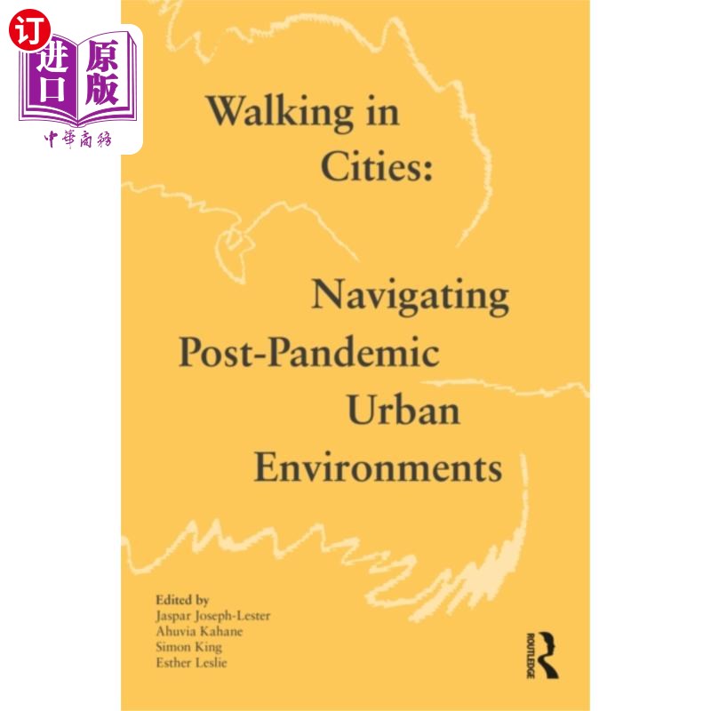 海外直订Walking in Cities 在城市中漫步
