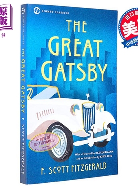 Signet Classics 了不起的盖茨比 The Great Gatsby 英文原版 F S 菲茨杰拉德 Francis Scott Fitzgerald 【中商原版】
