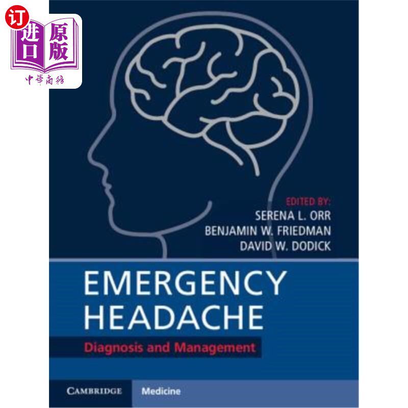 海外直订医药图书Emergency Headache: Diagnosis and Management 突发性头痛：诊断与治疗