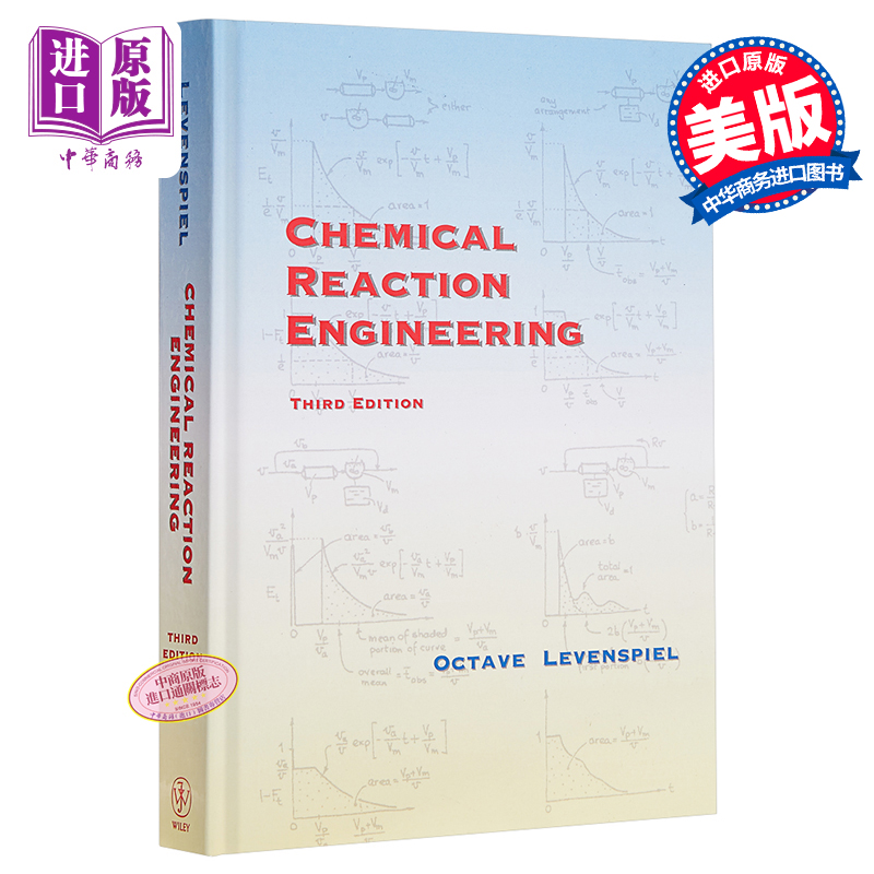 现货 化学反应工程学 第3版 英文原版 Chemical Reaction Engineering 3rd Edition Octave Levenspiel【中商原版】