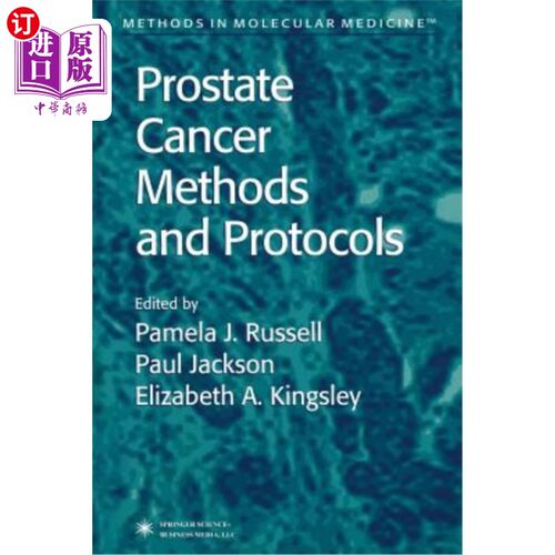 海外直订医药图书Prostate Cancer Methods and Protocols 前列腺癌方法和方案