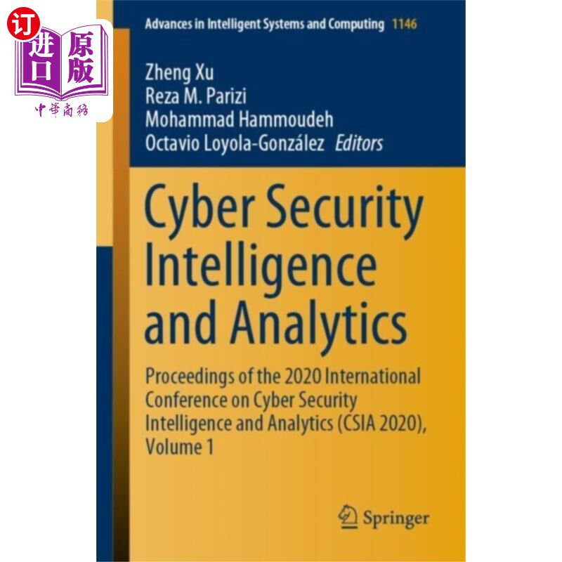海外直订Cyber Security Intelligence and Analytics 安全情报与分析