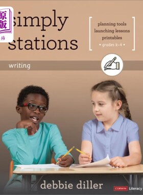 海外直订Simply Stations: Writing, Grades K-4 简单站:写作，K-4级