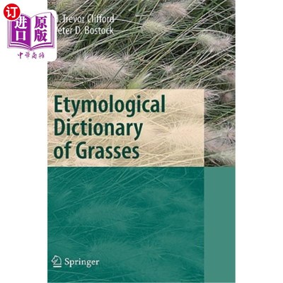 海外直订Etymological Dictionary of Grasses 草类词源词典