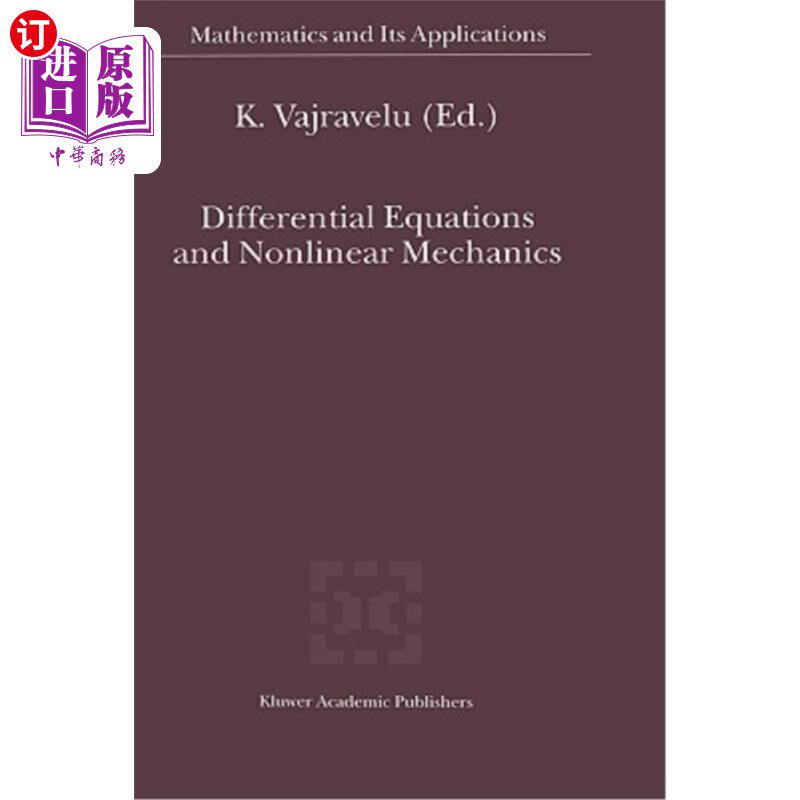 海外直订Differential Equations and Nonlinear Mechanics 微分方程与非线性力学
