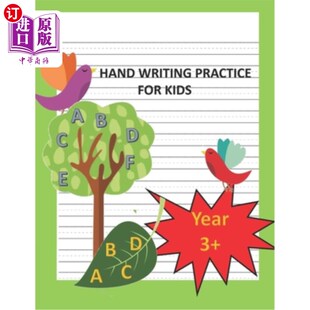 ages who Practice Kids hand 7岁想 海外直订Handwriting their For wants 儿童书法练习：适合3 improve