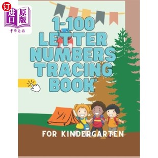 Numbers Tracing 00字母数字追踪 用于幼儿园 Letter Kindergarten 海外直订1 For
