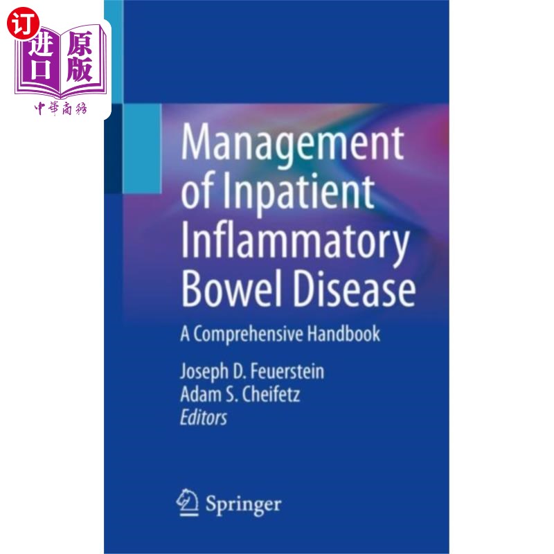 海外直订医药图书Management of Inpatient Inflammatory Bowel Disea... 住院炎症性肠病的管理