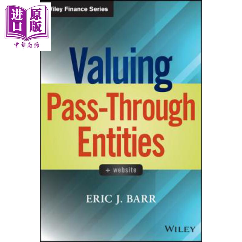 现货 重视直通实体 网站（丛书） Valuing Pass Eric Barr 英文原版 中商原版 Wiley【中商原版】