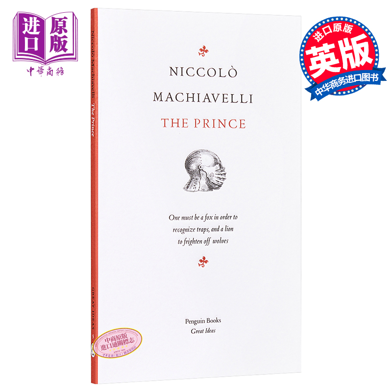 现货马基雅维里：君主论英文原版 Penguin Great Ideas: The Prince Niccolo Machiavelli and Anthony Grafton【中商原版】