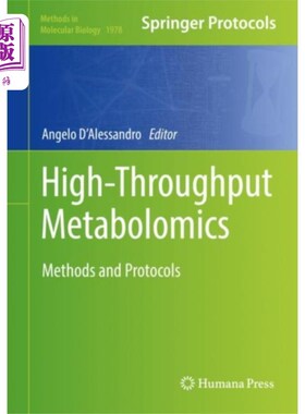 海外直订医药图书High-Throughput Metabolomics 高通量代谢组学