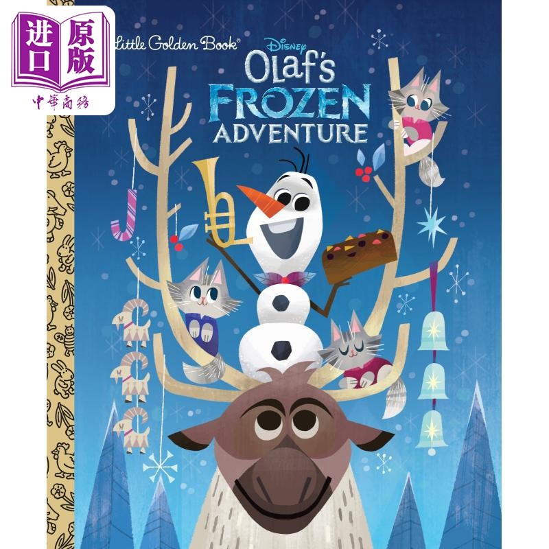 Olaf's Frozen Adventure Little Golden Book (Frozen) 小金书：奥拉夫的冰雪冒险 英文原版 儿童绘本 迪士尼系列 【中商原?