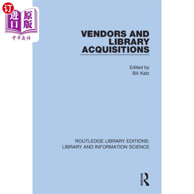 海外直订Vendors and Library Acquisitions 供应商和图书馆采购