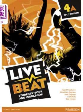海外直订Live Beat Split Edition Level 4A Live Beat拆分版4A级